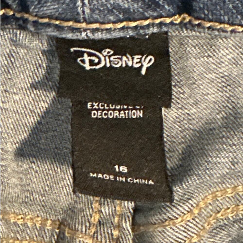 Torrid Disney Skinny Jeans 16 Minnie Mickey Mouse Character Patches High Rise - Picture 11 of 13